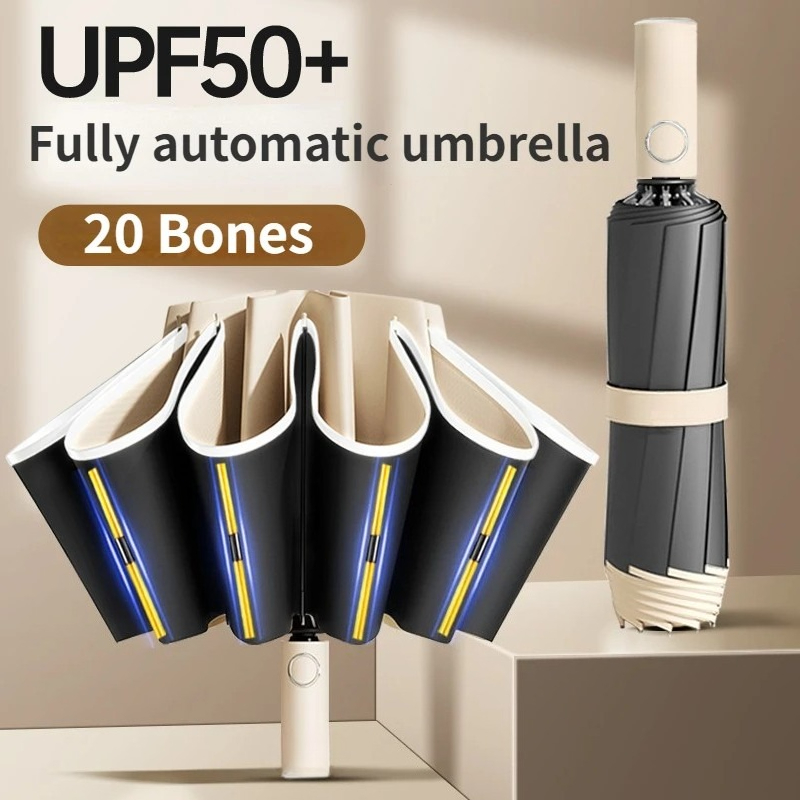 Parasol Umbrella Large - 20 Bones Men Women Umbrella Fully