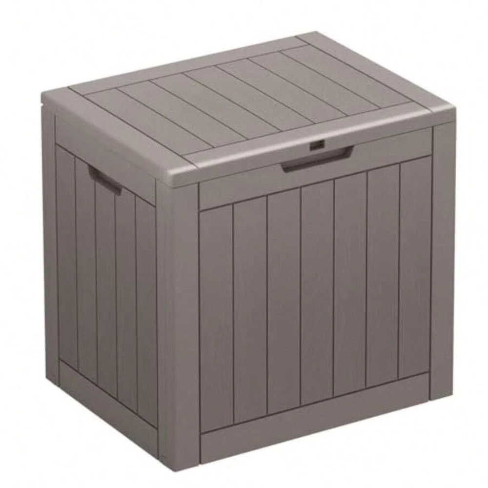 35 Gallon Outdoor Storage Box, - đánh giá và giá Outdoor Furniture Resin