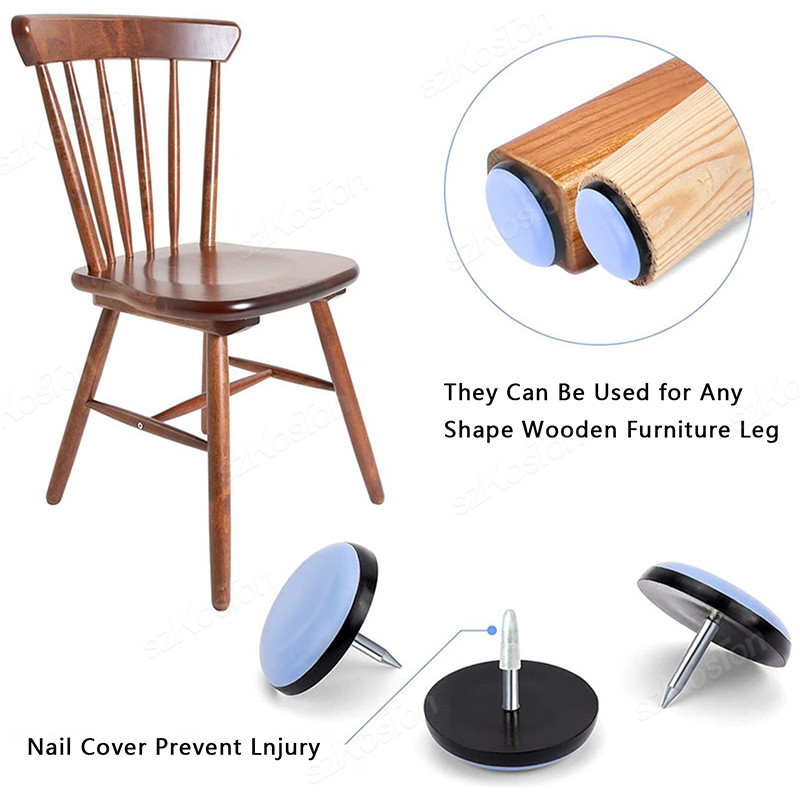 10pcs Nail on Furniture Glides - đánh giá và giá Outdoor Furniture Glider