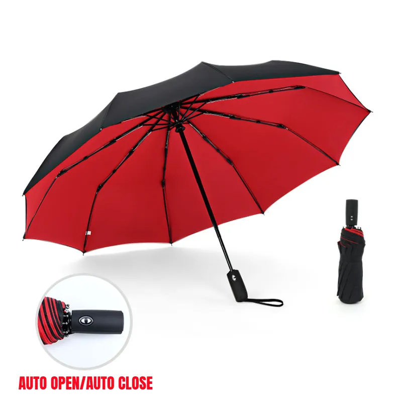 Windproof Double Layer Resista - đánh giá và giá Parasol Umbrella Large