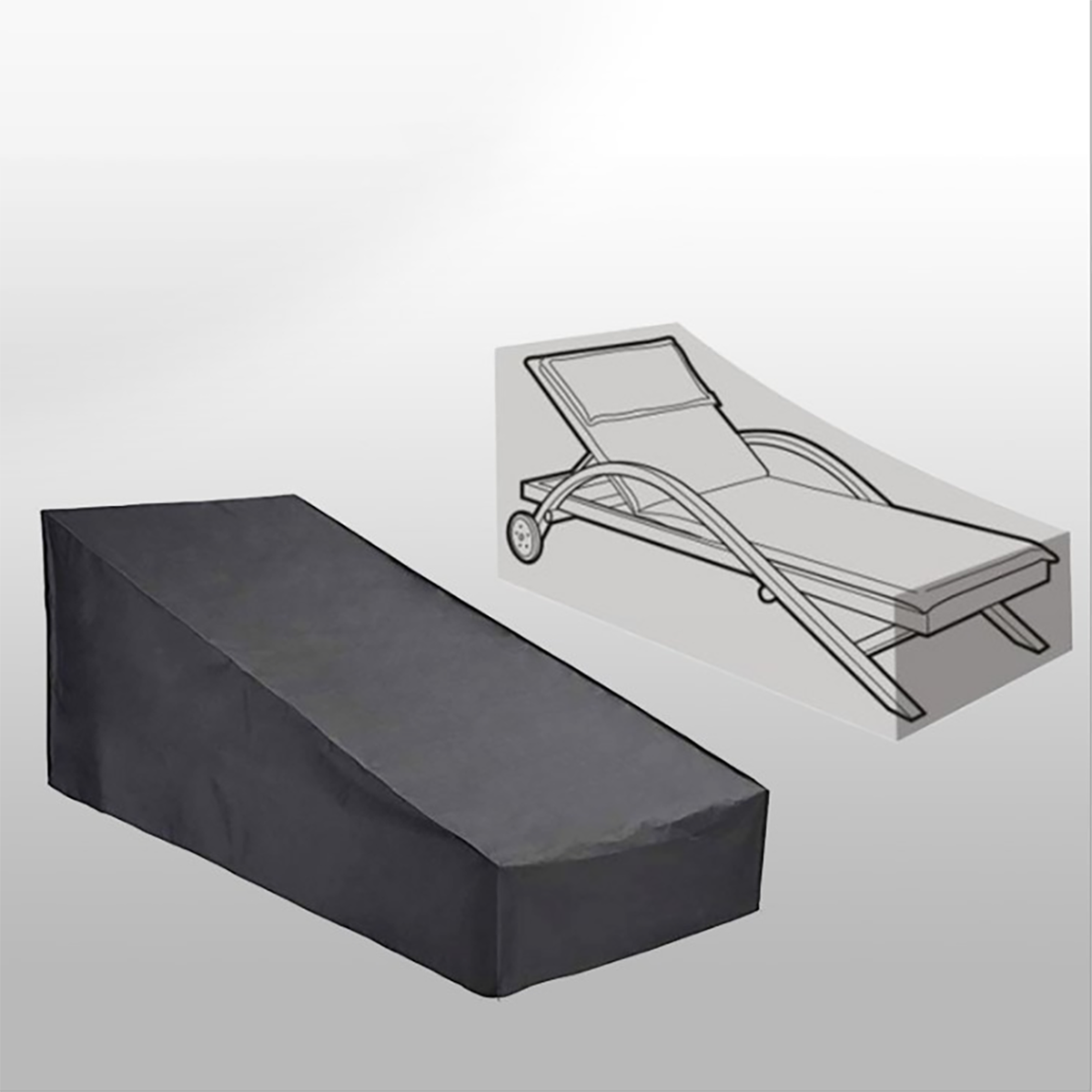 Oxford Fabric Sunlounger Cover - đánh giá và giá Outdoor Furniture Lounge