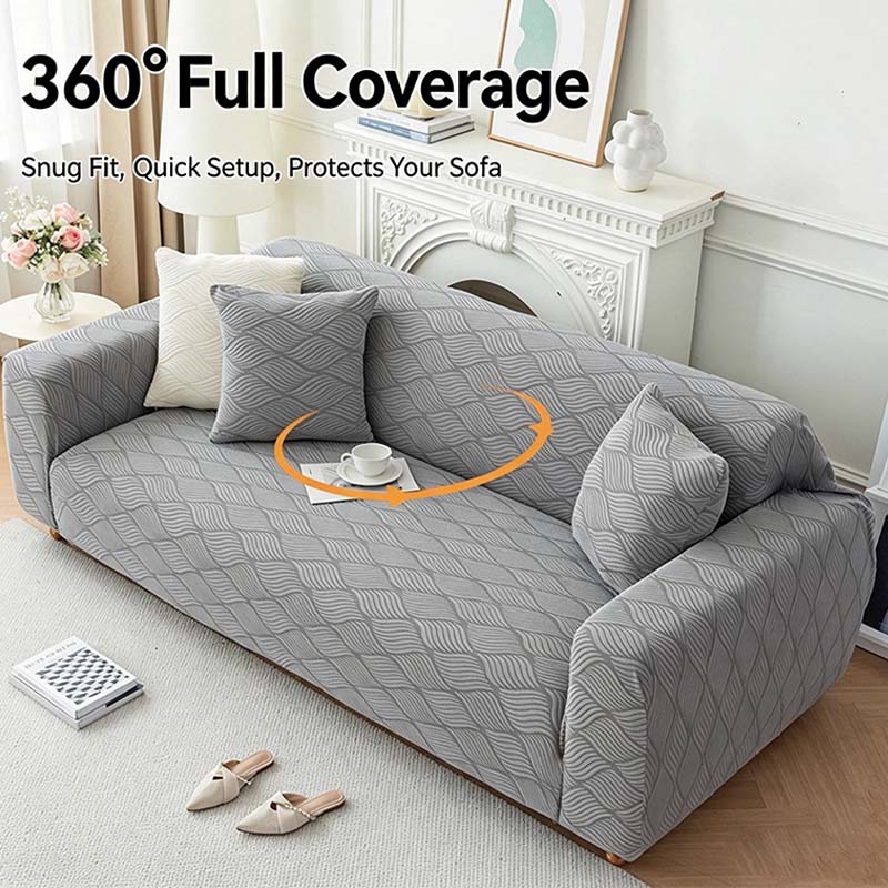 Solid Color Elastic Sofa Cover - đánh giá và giá Outdoor Furniture Xl