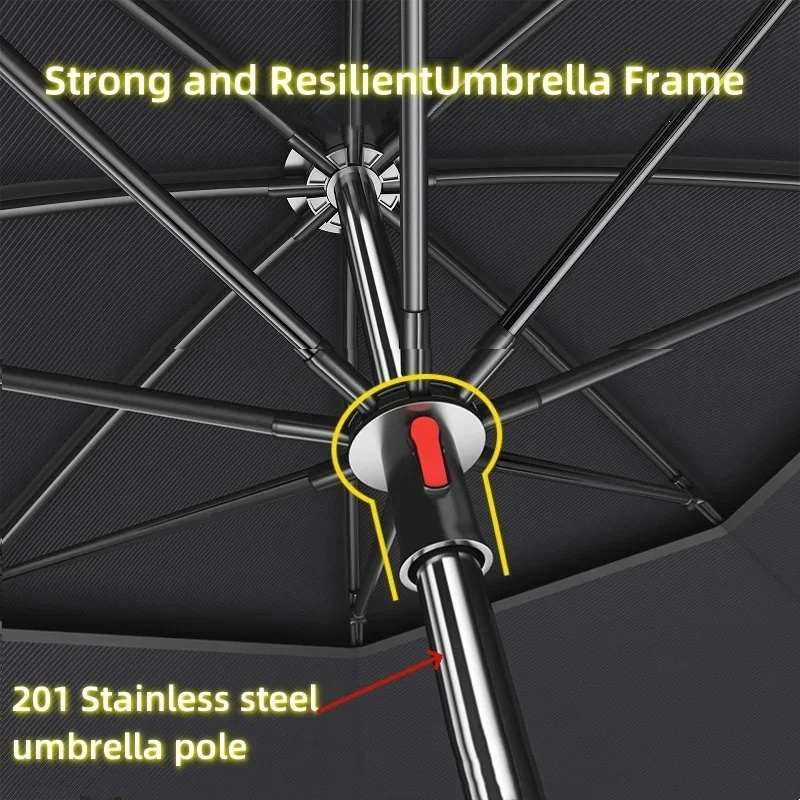 Double-Layer Fishing Umbrella  - đánh giá và giá Parasol Umbrella Large
