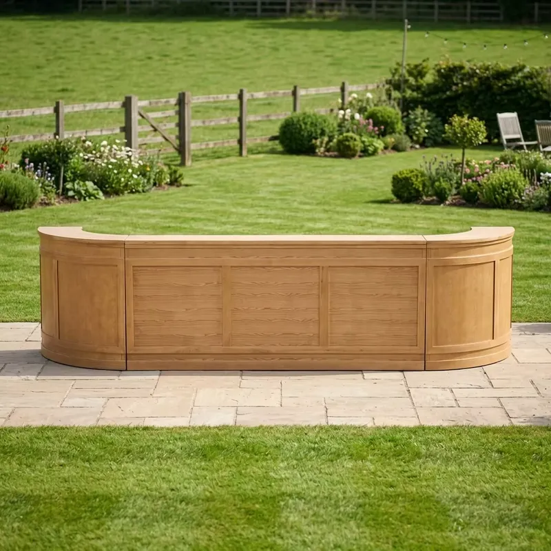Solid Wood Outdoor Bar Table M - đánh giá và giá Outdoor Furniture Easy To Clean
