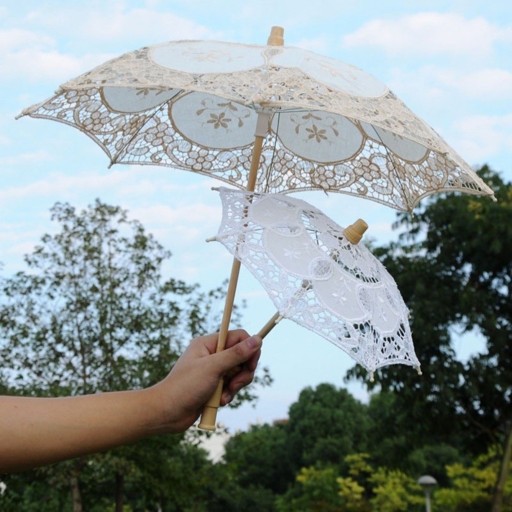 Vintage Large Lace Parasol Umb - đánh giá và giá Parasol Umbrella Large