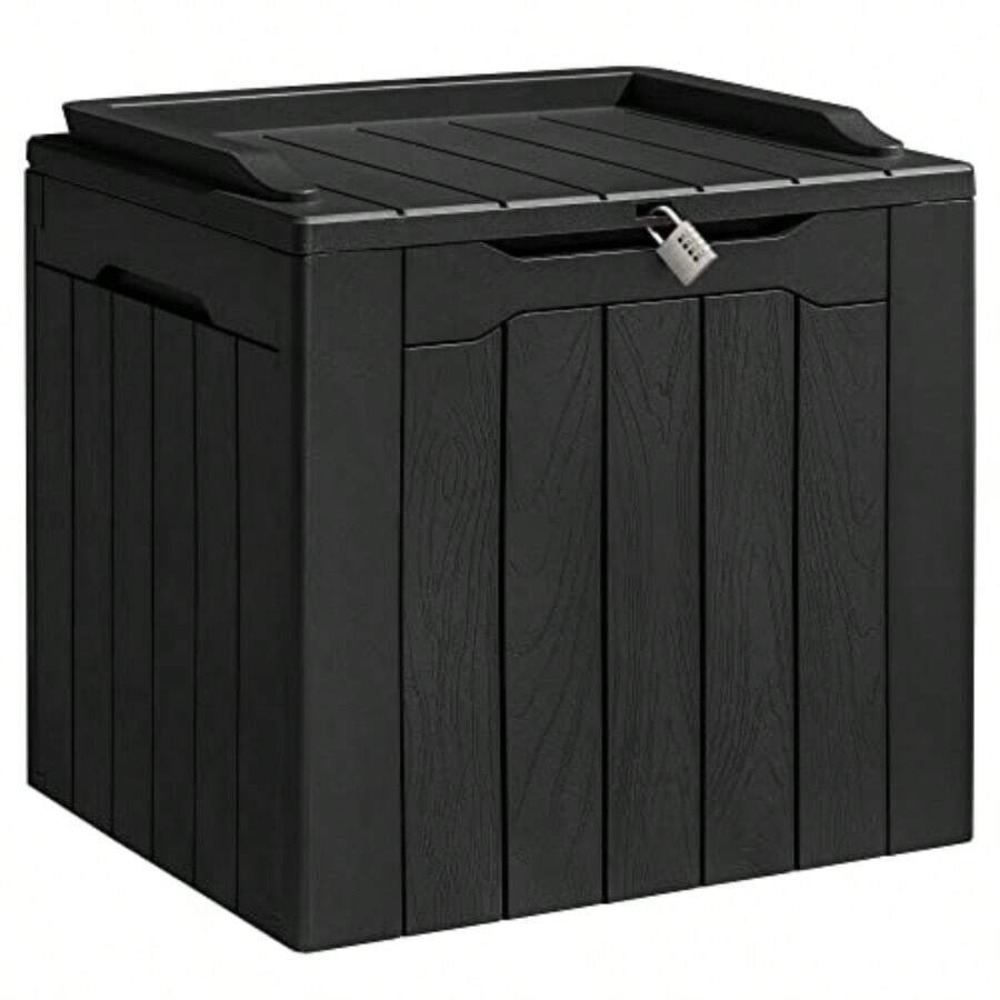 31 Gallon Resin Deck Box Water - đánh giá và giá Outdoor Furniture Resin