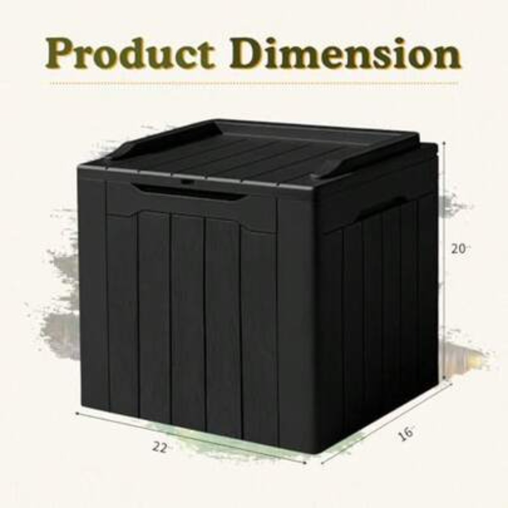 Waterproof Outdoor Storage Box - đánh giá và giá Outdoor Furniture Resin