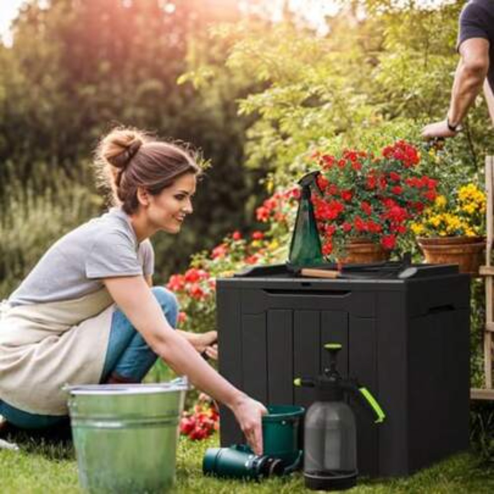 Waterproof Outdoor Storage Box - đánh giá và giá Outdoor Furniture Resin