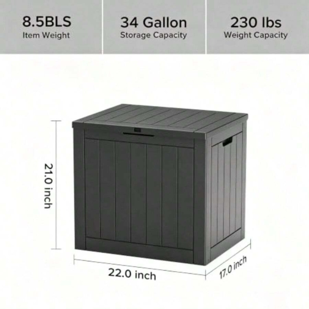 Outdoor Storage Box Resin Wate - đánh giá và giá Outdoor Furniture Resin