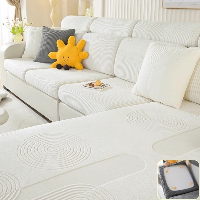 Elastic Jacquard Velvet Sofa C - đánh giá và giá Outdoor Furniture Xl