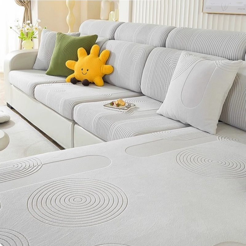 Elastic Jacquard Velvet Sofa C - đánh giá và giá Outdoor Furniture Xl