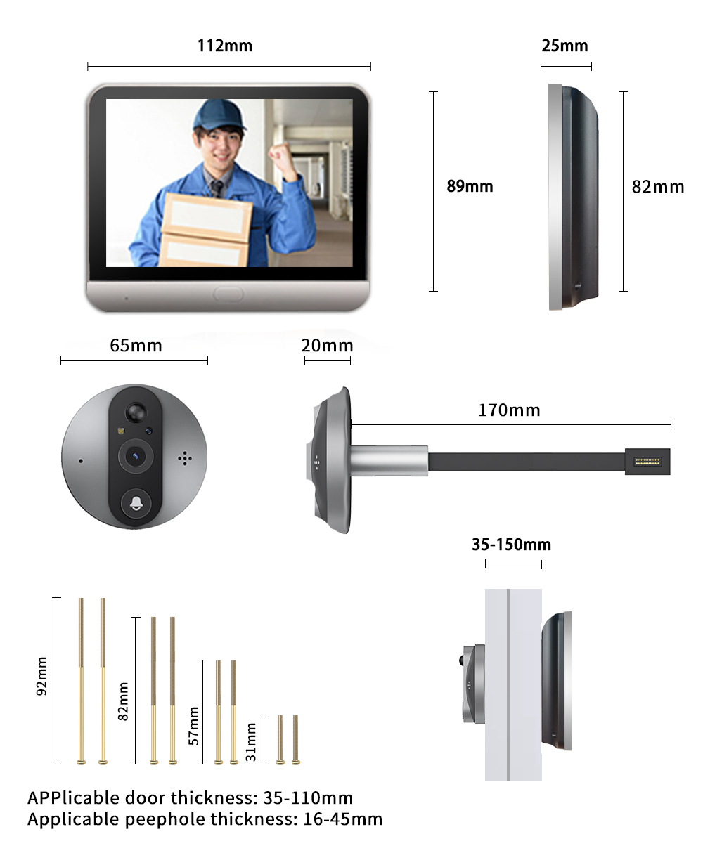 4.3 Inch IPS Screen 2MP 1080P  - đánh giá và giá Outdoor Furniture Glider