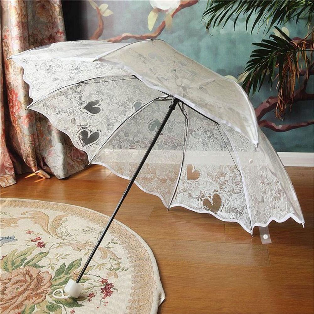 Vintage Foldable Lace Parasol  - đánh giá và giá Parasol Umbrella Large