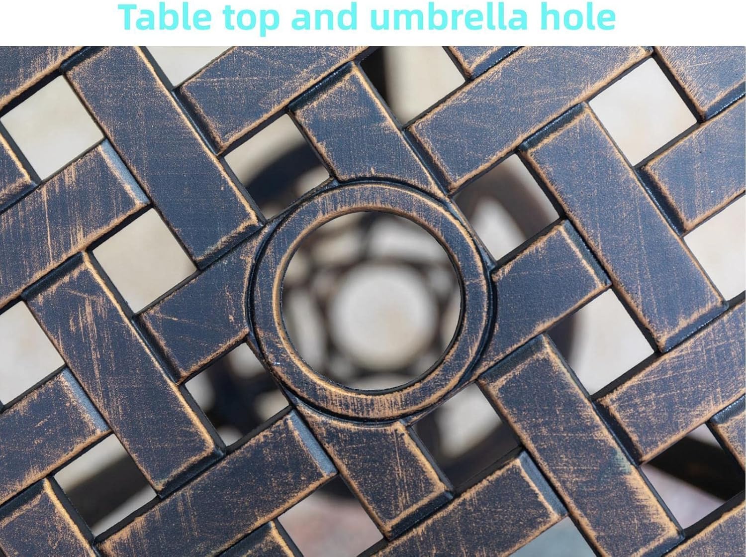 Bronze rust-resistant cast alu - đánh giá và giá Outdoor Furniture Aluminium