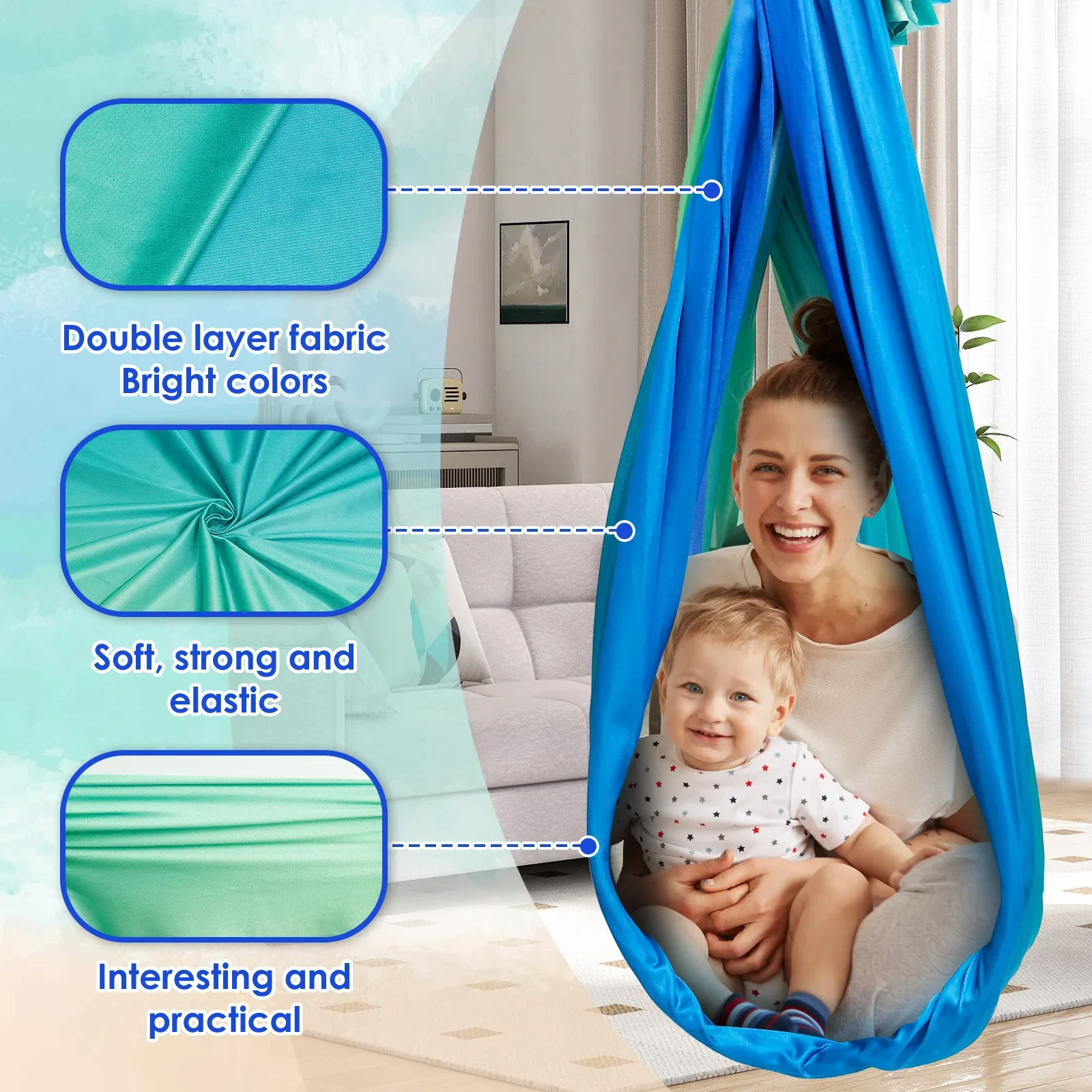 Sensory Swing Comfortable Kids - đánh giá và giá Outdoor Furniture Kids