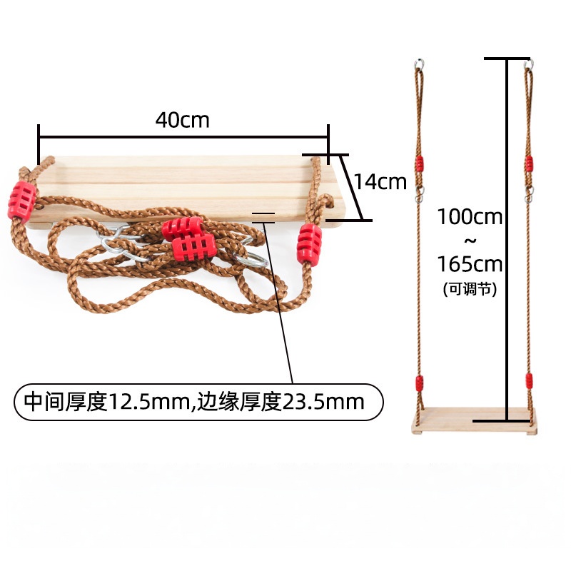 Wooden Hanging Swings Seat Hig - đánh giá và giá Outdoor Furniture Quality