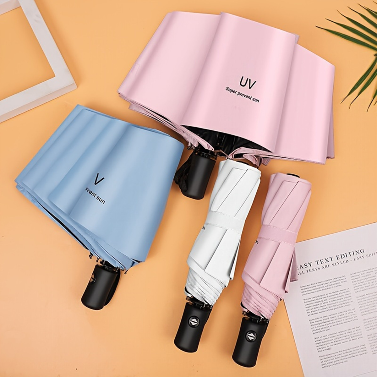 8 Ribs Extra Large Solid Color - đánh giá và giá Parasol Umbrella Large