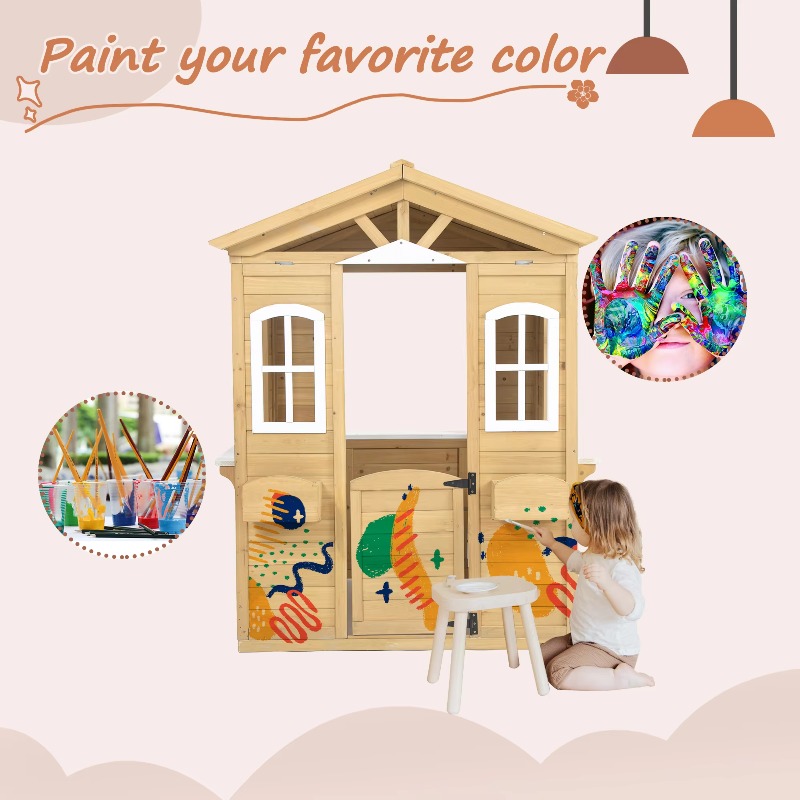 Modern Classic Solid Wood Play - đánh giá và giá Outdoor Furniture Kids