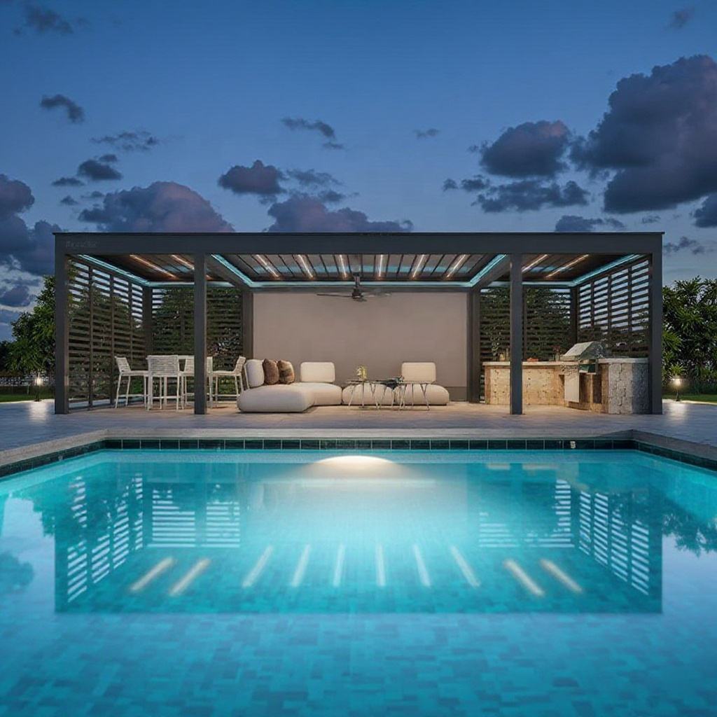 Various Sizes Aluminum Alloy R - đánh giá và giá Outdoor Furniture For Pool