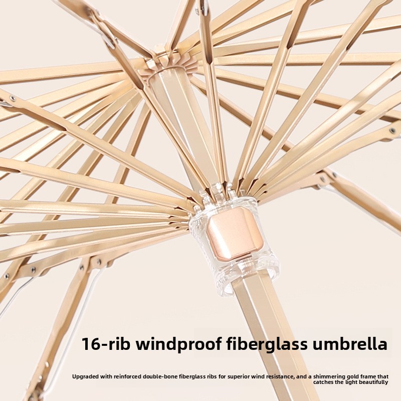 Vintage 16 Ribs Umbrella Large - đánh giá và giá Parasol Umbrella Large
