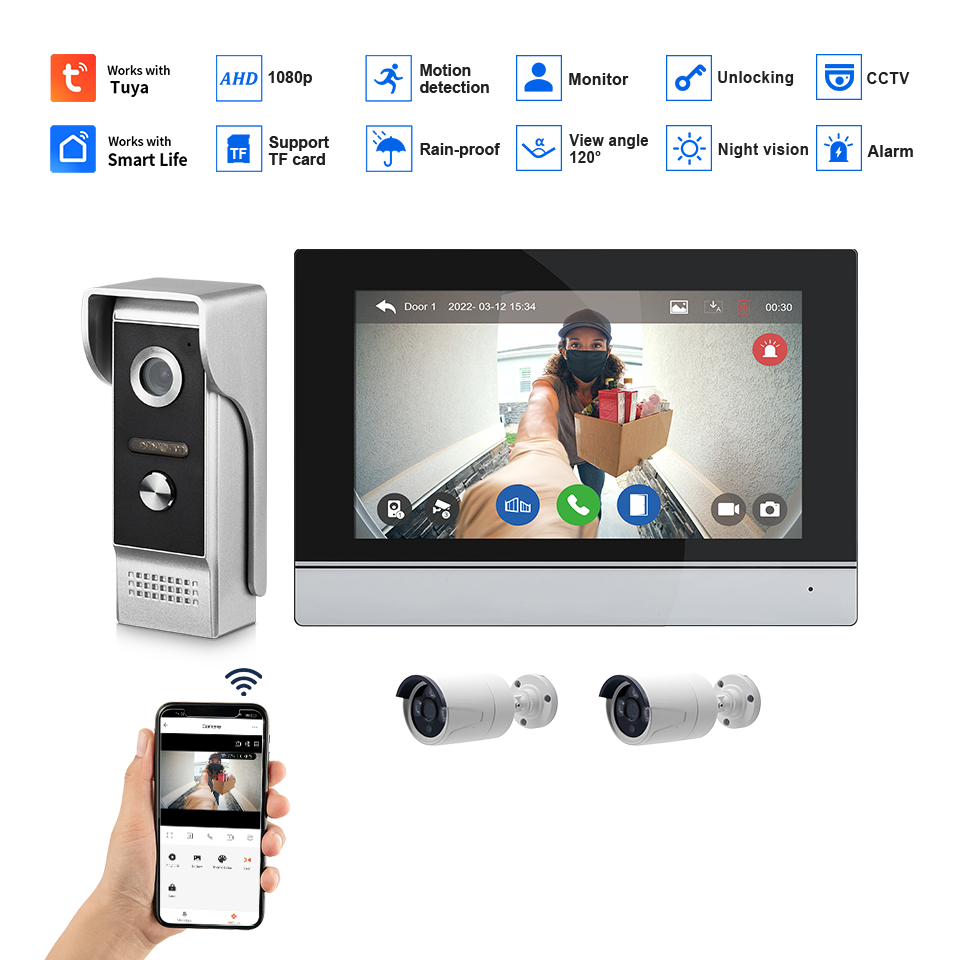 7Inch IPS Screen 2MP  Tuya Rem - đánh giá và giá Outdoor Furniture Glider