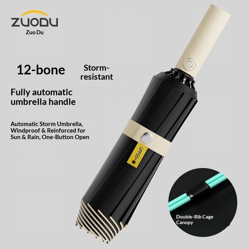 ZUODU Fully Automatic Reverse- - đánh giá và giá Parasol Umbrella Large
