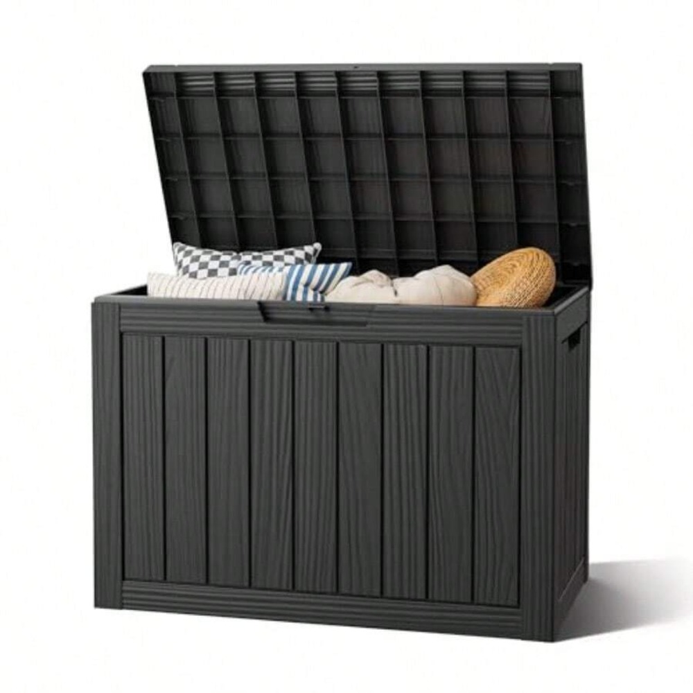 50 Gallon Outdoor Storage Box  - đánh giá và giá Outdoor Furniture Resin