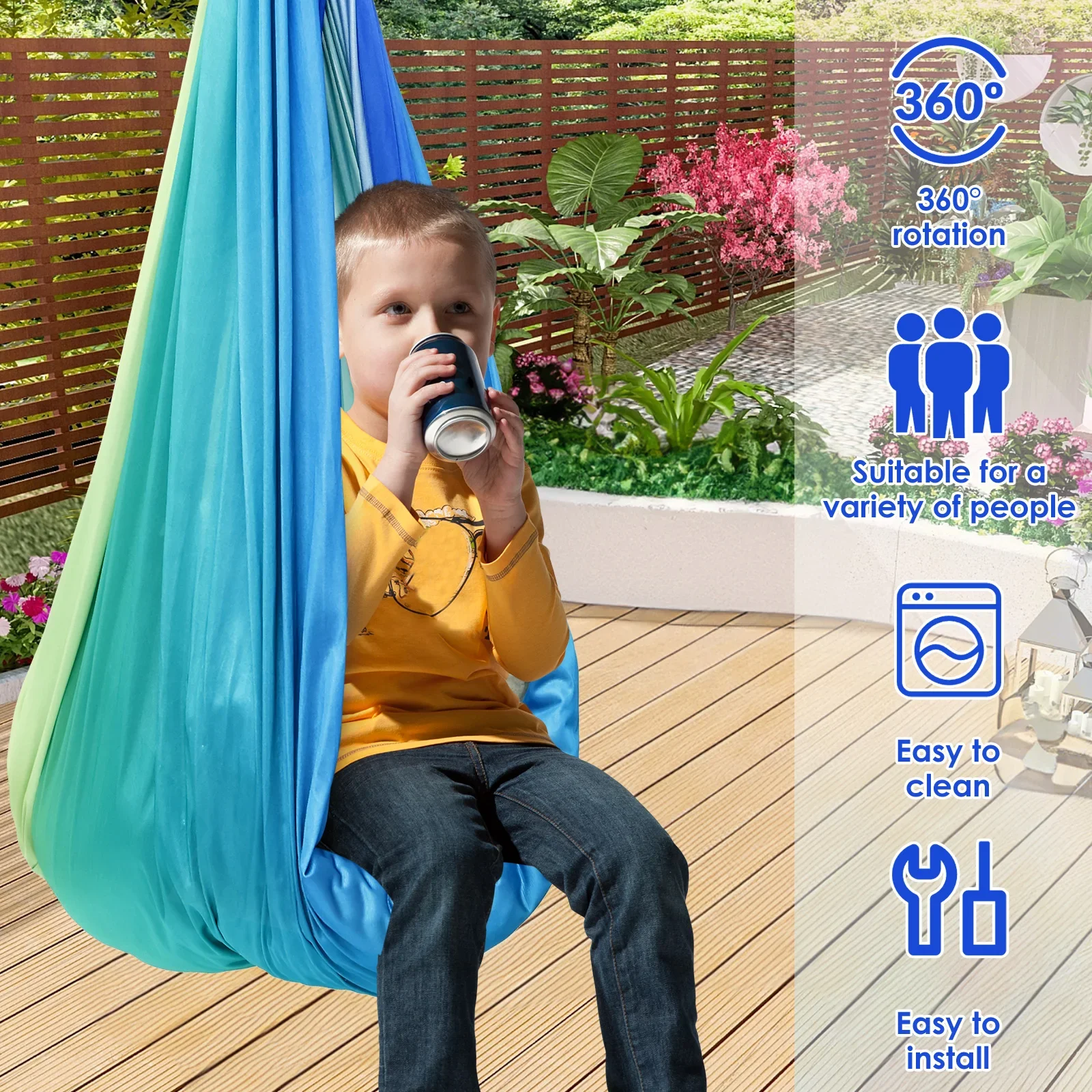 Sensory Swing Comfortable Kids - đánh giá và giá Outdoor Furniture Kids